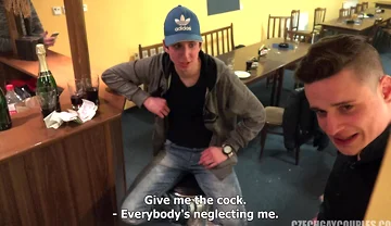 Czech Gay Couples 10 Filthy Pub Bang - Straight Boys and a MILF Join for a Wild Gay Bangfest