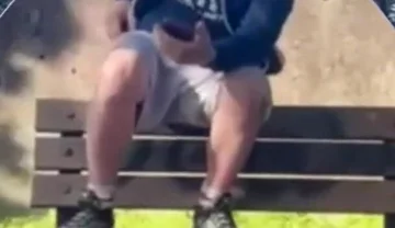 Amateur Boy Lost a Bet and Had to Expose and Touch His Cock in a Park
