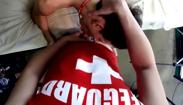 Bareback Lifeguard Twinks