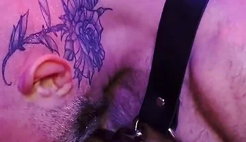Leather Sling Obedience Mason Cross's Hardcore Dungeon Less