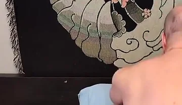 Muscle Bear Rides Massive Dick
