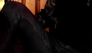 Tom Dominates the Chastity Slave with Leather Boots (4k)