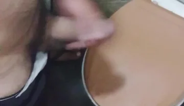 Cum in Bathroon