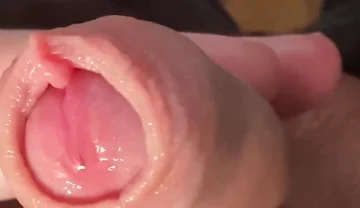 Play with My Little Cock and the Long Foreskin (slow Motion)