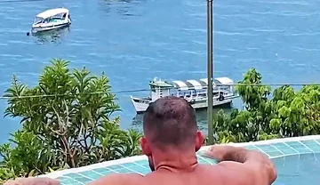 Swim Trunks Full of Dick