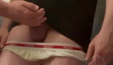 Stepdad Takes Advantage of His stepson's Innocence and Helps Him Pee on Himself