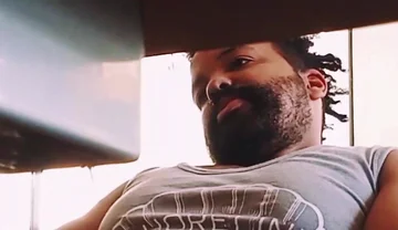 Hot BBC Stepdaddy Strokes Wet Cock and Cums All Over Himself
