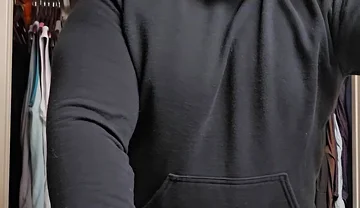 Thick Bearded Stepdaddy Blows Load Through Pajama Pants