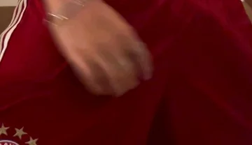 Soccer Player Gives Foot and Ass Massage to Himself
