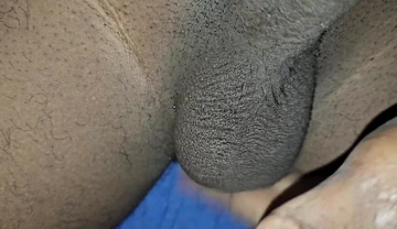 Waking up Black Mole Dick After Long Time