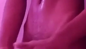 Risky BBC in Neighbor’s Bathroom - Covered in Lube & Spit Intense Stroking