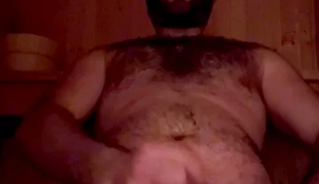 The House I’m Staying in Has a Sauna! Couldn’t Help Myself and Have a Massive Wank in It!