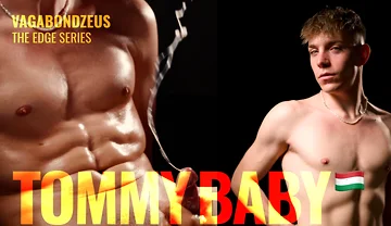 Blond Hungarian Muscular Twink Got Edged Ending with Huge Cumshot