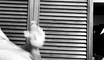 Monochrome BBC Stroking Session - Intense Handjob and Cum Black20one