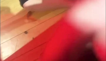 Amateur Boy Pissing in a Glass Held in His Friend's Mouth