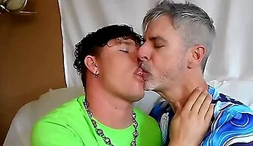 Richard Lennox And Leo Blue Share An Intense Stepdaddy Boy Makeout Session