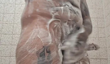 Thugged Out Mexican Jacking off in Showers