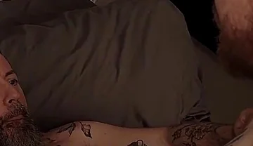 Dirty Barber Bear Takes Ginger Upstairs for a Tip