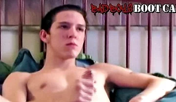 Twink Gavin Stone Pleasures His Big Cock In An Intense Solo Wanking