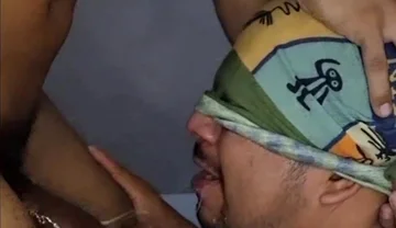 A Guy with a Huge Black Cock Fucks My Mouth