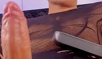 Femboy Ken Dresses up as a Whore and Plays Alone with His Penis