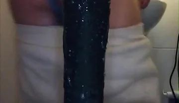 At My Friend's, She Stole Her Panties and Rode Them to Orgasm, Bathroom.mp4