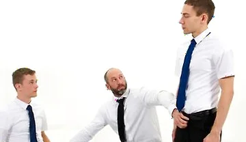 Kinky Priest Tests Aaron Allens Self Control By Sucking Hard Cock In Front Of Him
