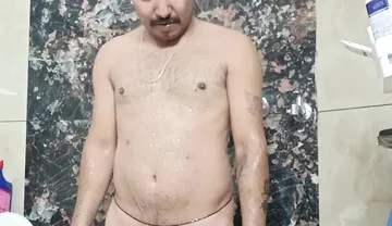 Indian Desi Police Officer Stepfather Get Suckiing and Shower with Neighbour Stepfather and Army Officer Stepfather