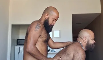 Bearded Stepfather Putting It in the Bear's Ass.
