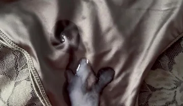 Cum on Wife’s Panties 14