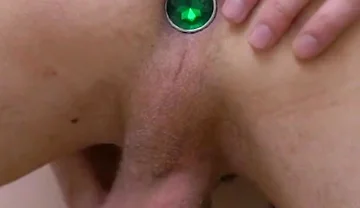Leisurely twink masturbation
