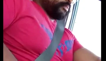 Stepdaddy Drives You While Massaging His Cock