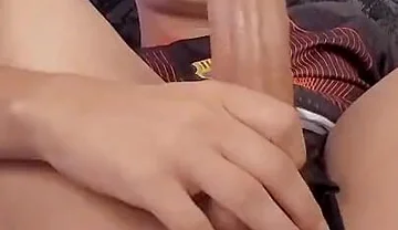 Ken Femboy Touches His Cock While Playing with His Ass with a Plug