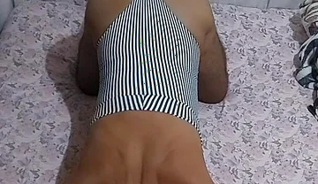 Ladysilva Crossdresser in Lingerie on Bed Live Chat 10
