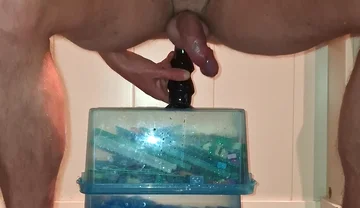 Solo Gay Twink Anal Dildo - Extreme Pissing Orgasms