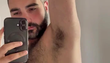 Giving a Sniff to My Hairy Pits After the Gym