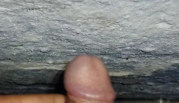 Penish Massage with My Hand in Bathroom