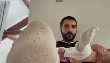 Sniffing My Overused Socks After the Gym!
