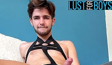 Malachi Cooper Strokes His Long Uncut Dick And Big Bouncing Balls