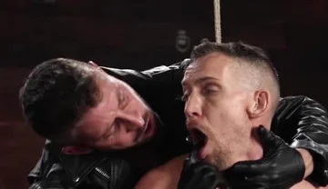 Leather master cock sucking