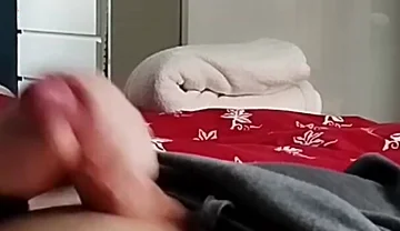 Quick Multi-cum on a Chubby Boy's Soft Tummy