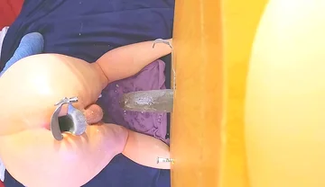 Extreme Anal - Huge Speculum Keeps Femboy Ass Opened