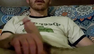 Edging My Rock-hard, Big Cock