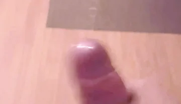 Stretching and Horny Cum