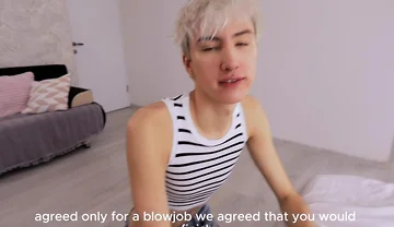 I Talked My Stepfather Into Going for a Walk, but He Fucked Me in Exchange.