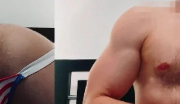 This Muscular Passive Is Open on His Legs Waiting for You...