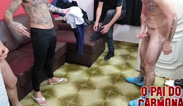 Aftercarmona, Erick Diaz, Victor Ferraz and Carmona in a Super Brotherhood