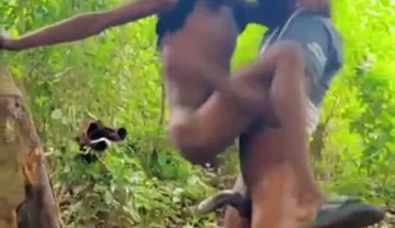 Caught My Step Brother Fucking My Lil Brother Inside Bush