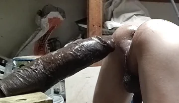 Always Against a Huge Dildo