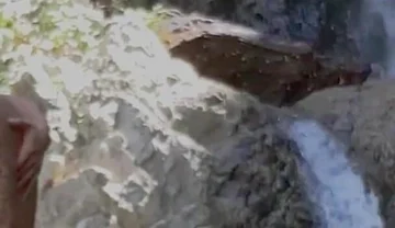 Tatted Gay Stepdaddy Fucks Twink Public Hiking Waterfall Fucking Caught Hardcore Anal Big Cumshot Uncut
